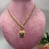 collana 3017 color oro in pelle