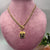 collana 3017 color oro in pelle